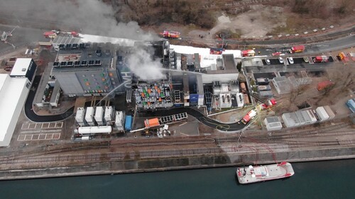 Centre de données d'OVH à Strasbourg après l'incendie du 10 mars 2021. Source : actu.fr/grand-est