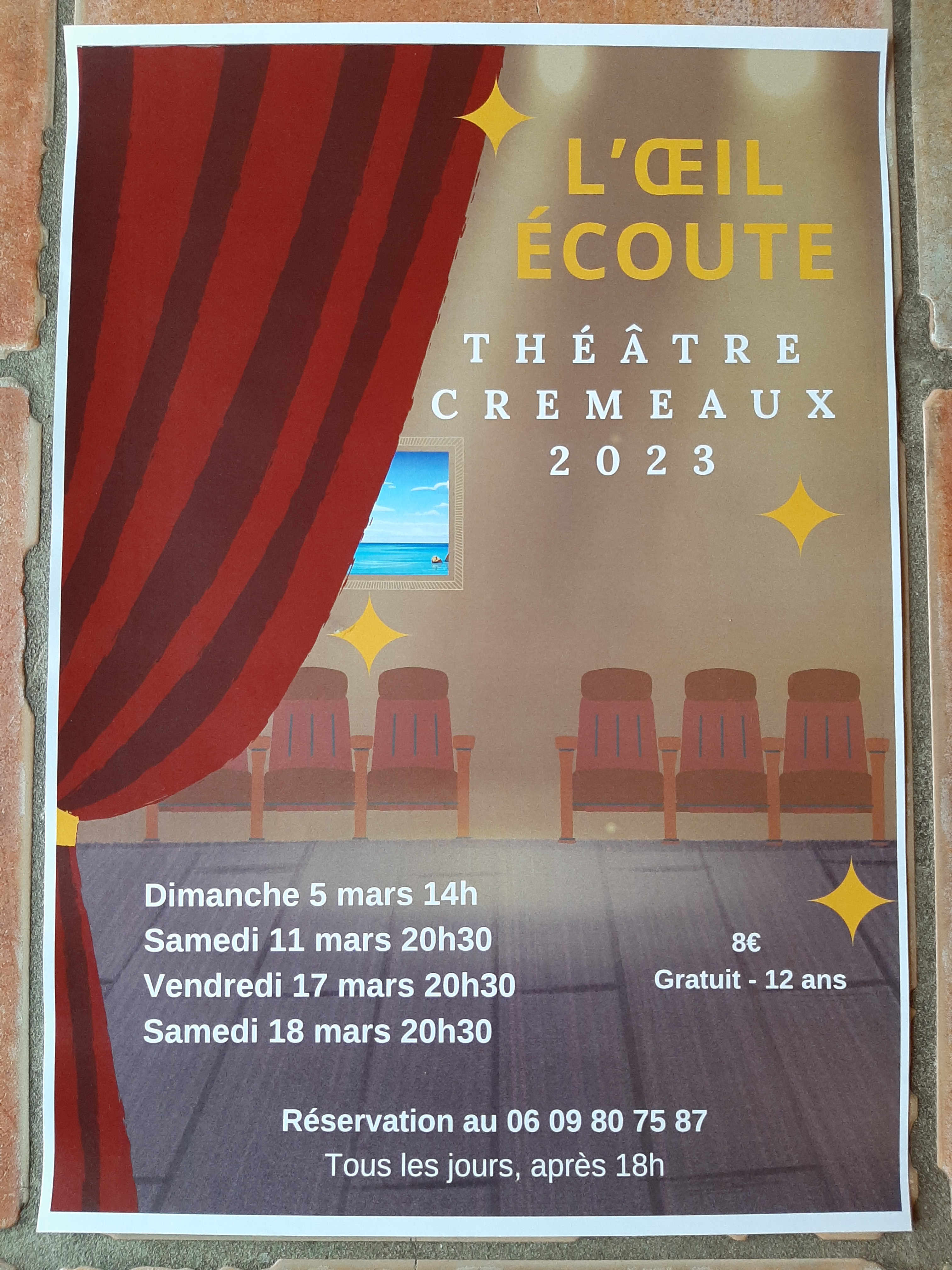 Affiche l'Oeil Ecoute 2023